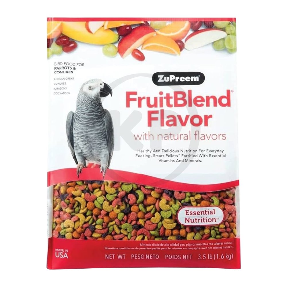 ZuPreem FruitBlend Parrots & Conures Bird Food 3.5-lb