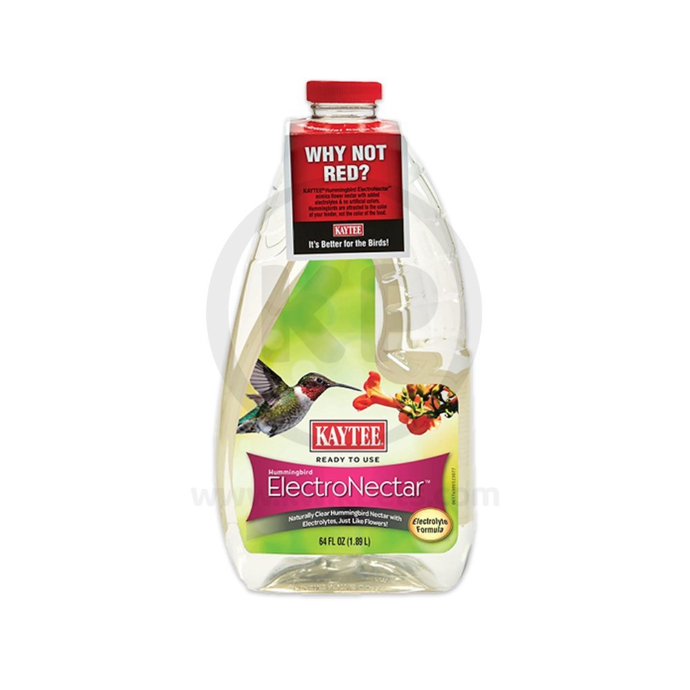 Kaytee Hummingbird ElectroNectar Ready To Use Clear Food Concentrate 64-oz