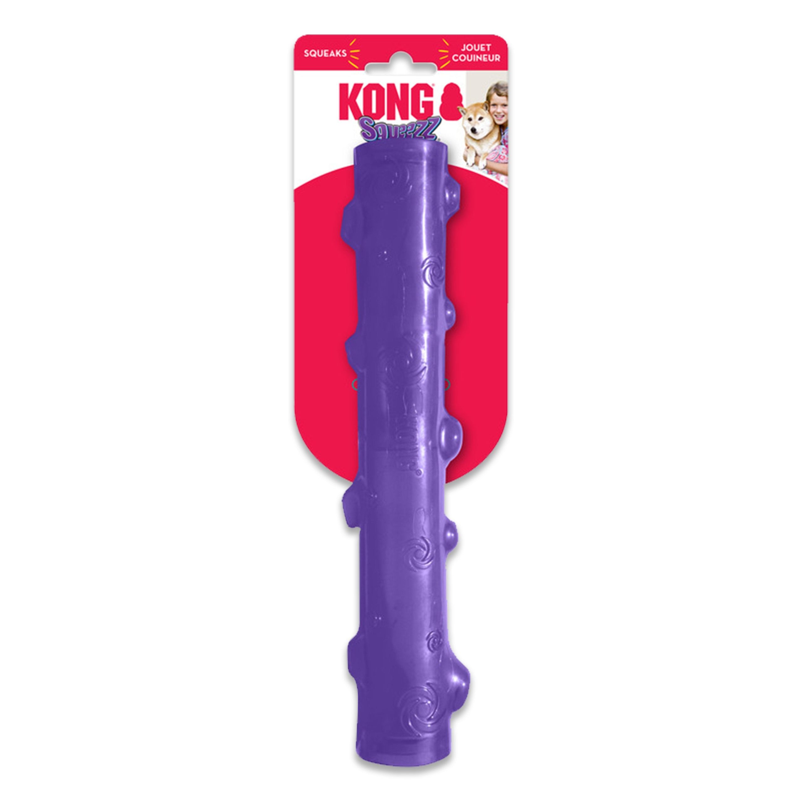 KONG Squeezz Stick Dog Toy Assorted Large