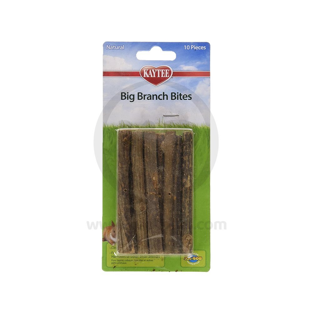 Kaytee Natural Big Branch Bites for Small Animals 10 Count