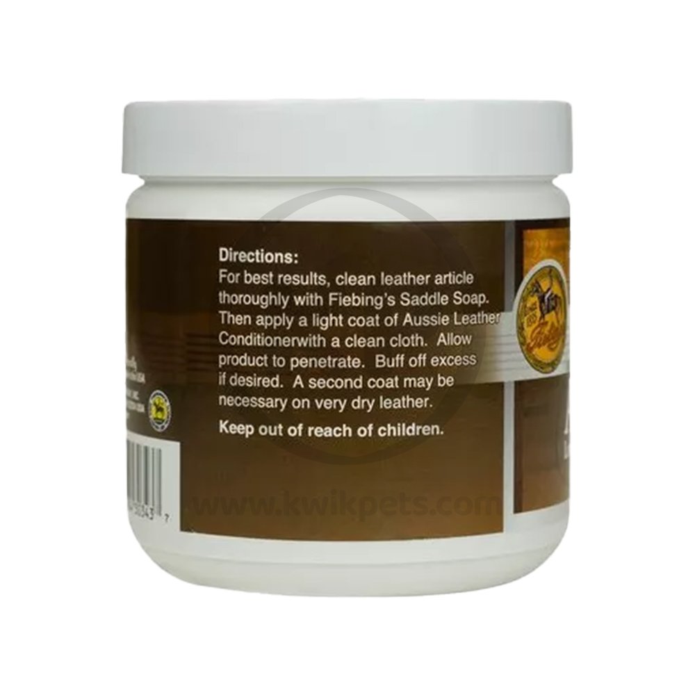 Fiebing Aussie Leather Conditioner with Beeswax 15-oz