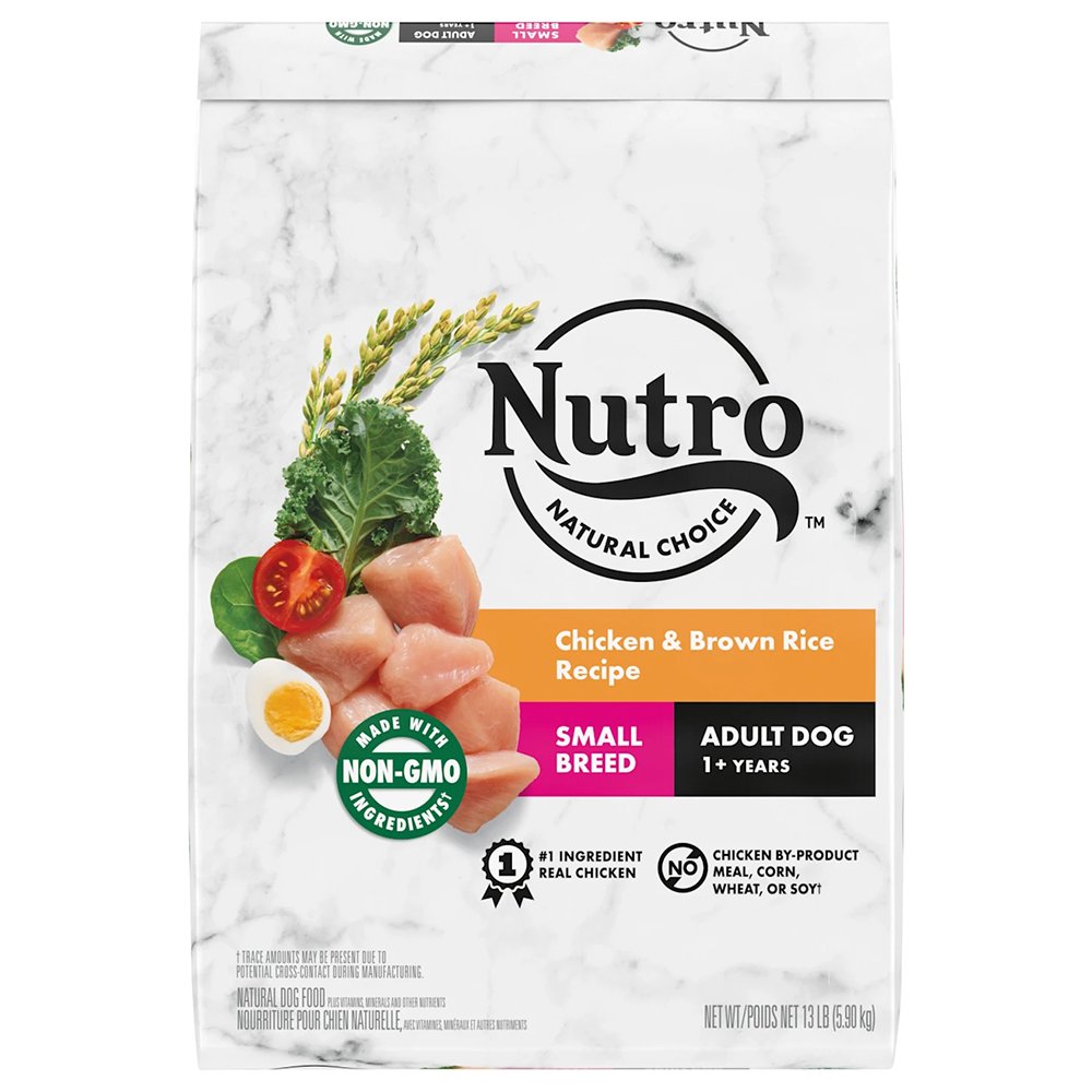 Nutro Natural Choice Chicken & Brown Rice Small Breed Adult Dry Dog Food 13-lb