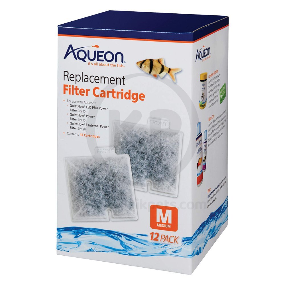 Aqueon Replacement Filter Cartridges 12 Count Medium