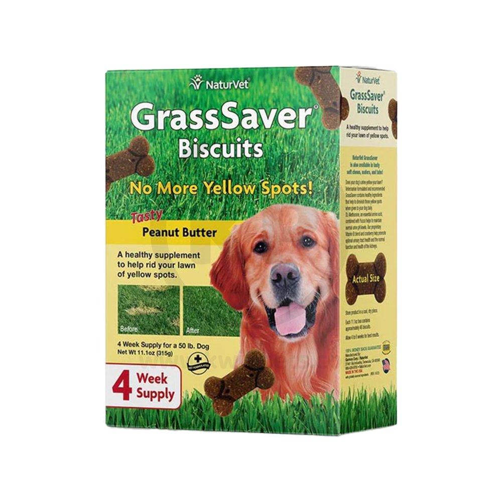 NaturVet GrassSaver Dog Biscuits 11.1-oz