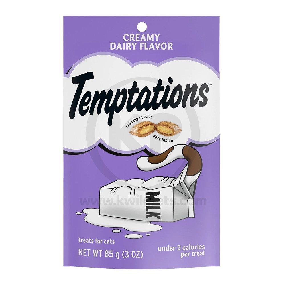 Temptations Classics Crunchy & Soft Adult Cat Treats Creamy Dairy 3-oz