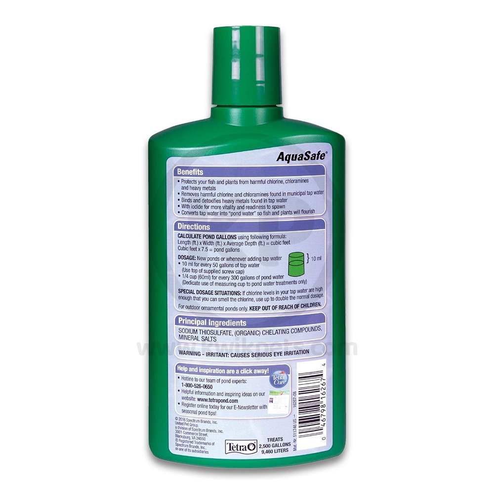 Tetra Pond AquaSafe Tap Water Conditioner 16.9-oz