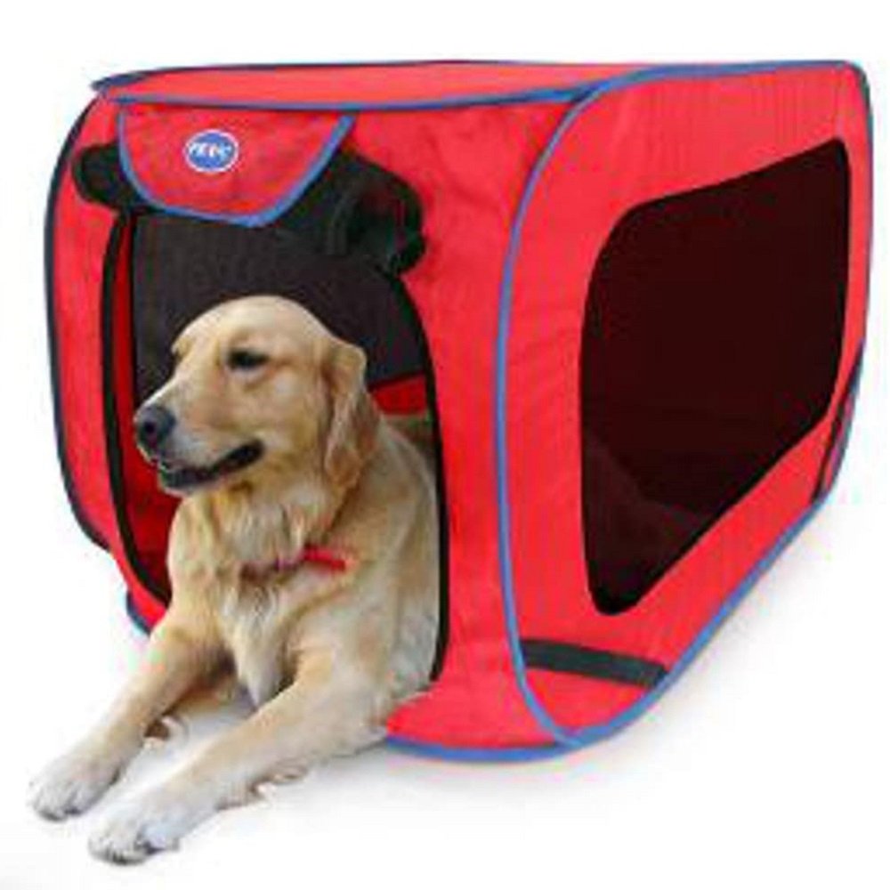 SportPet Pop Open Kennel Large Red