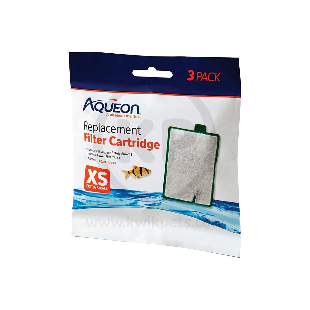 Aqueon Replacement Filter Cartridges 3 Count X-Small