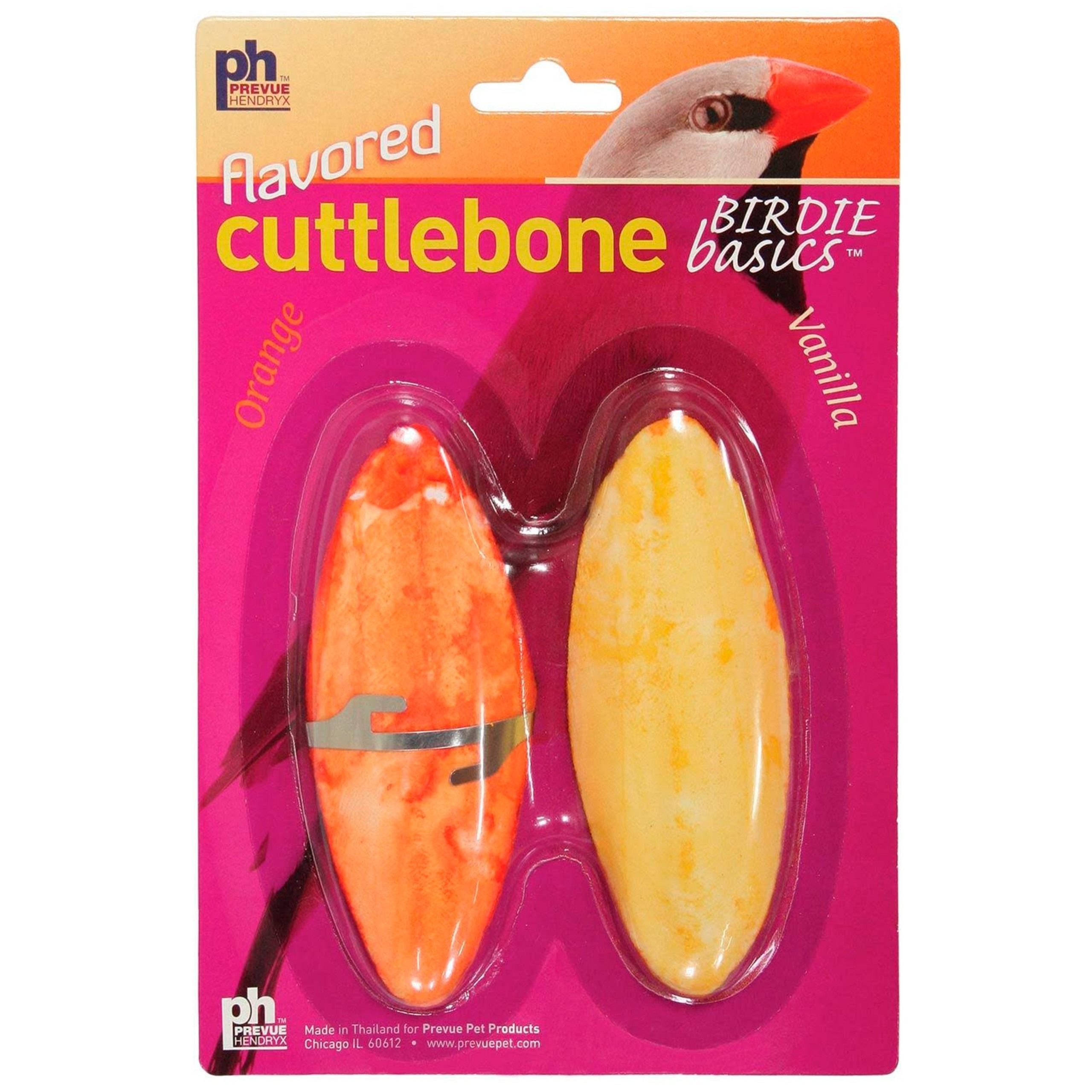 Prevue Pet Products Orange & Vanilla Flavored Cuttlebones 2 Count 4-in