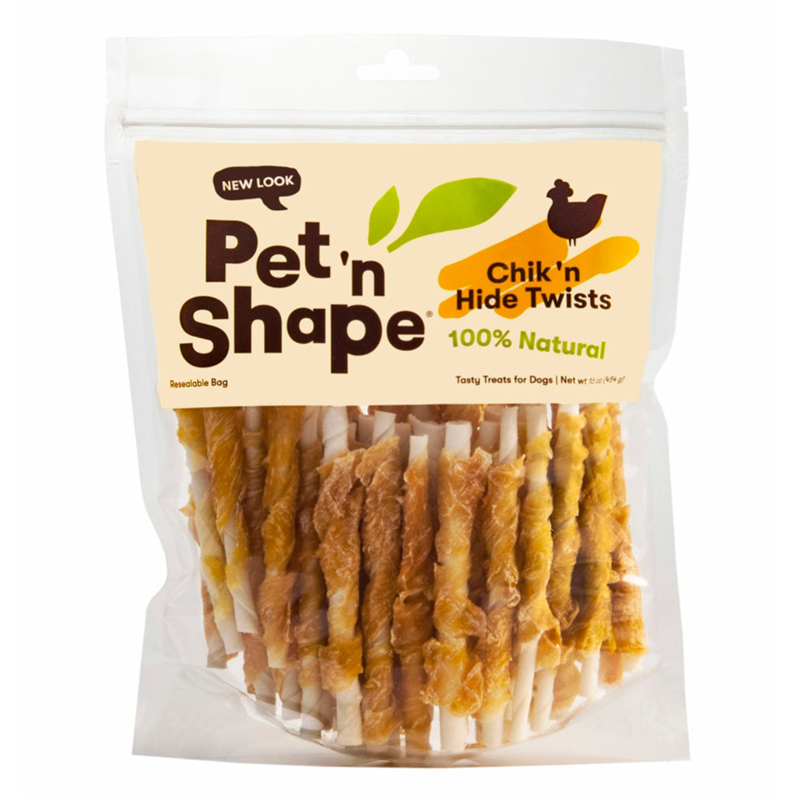 Pet ‘n Shape Chik ‘n Hide Twists Dog Treats 16-oz