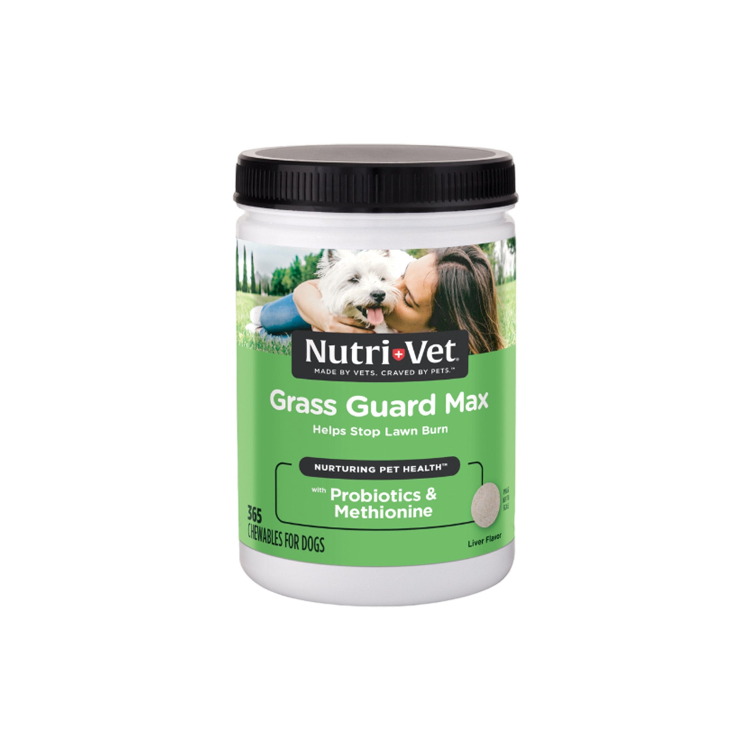 Nutri-Vet Grass Guard Max Chewables for Dogs Liver 365 Count