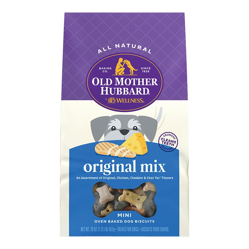 Old Mother Hubbard Classic Original Mix Oven-Baked Biscuits Dog Treats Mini 20-oz