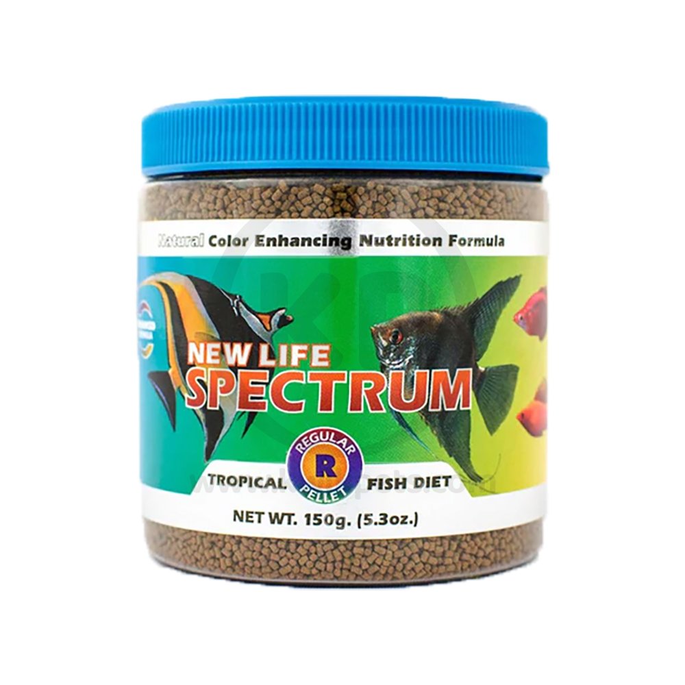 New Life Spectrum Tropical Sinking Pellets Fish Food Regular 5.3-oz