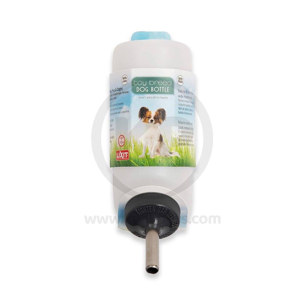 Lixit Small Dog Water Bottle White Silver