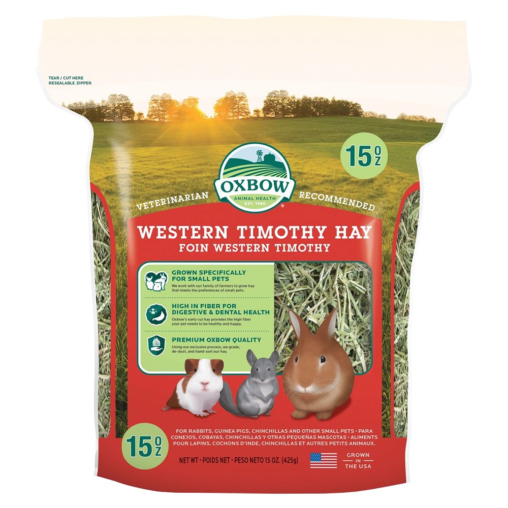 Oxbow Animal Health Western Timothy Hay, 15-oz