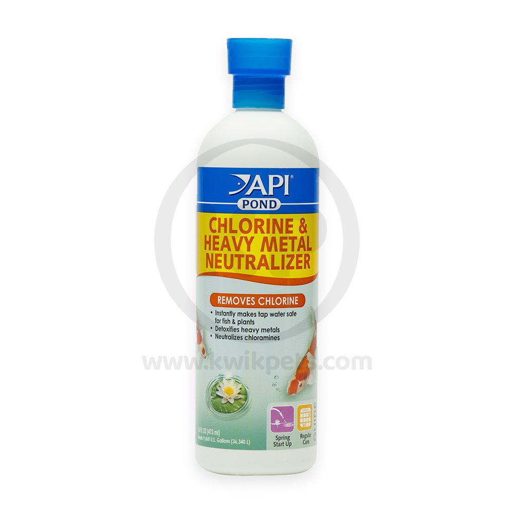 API Pond Chlorine & Heavy Metal Neutralizer 16-oz