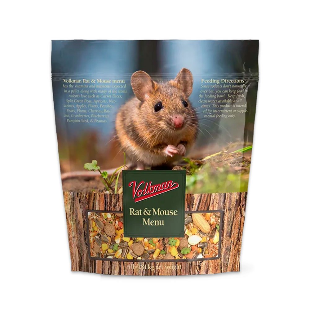 Volkman Seed Company Small Animal Rat & Mouse Menu Dry Food 4-lb