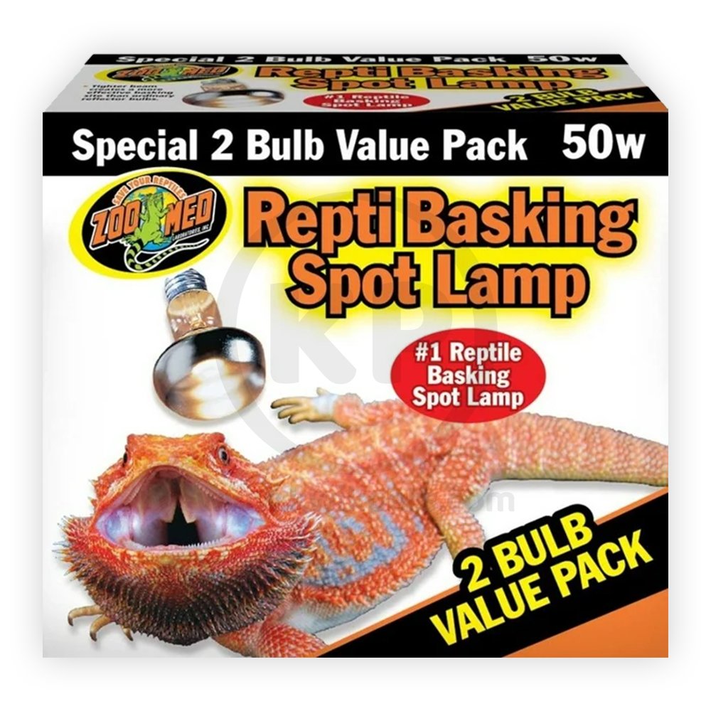 Zoo Med Repti Basking Spot Lamp 50W 2 Count