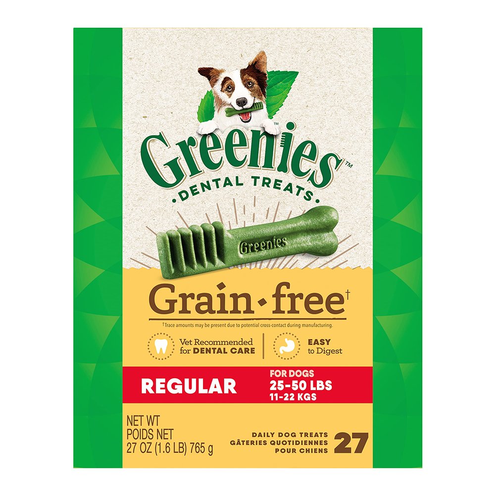 Greenies Grain Free Dog Dental Treats Regular 27-oz 27 Count