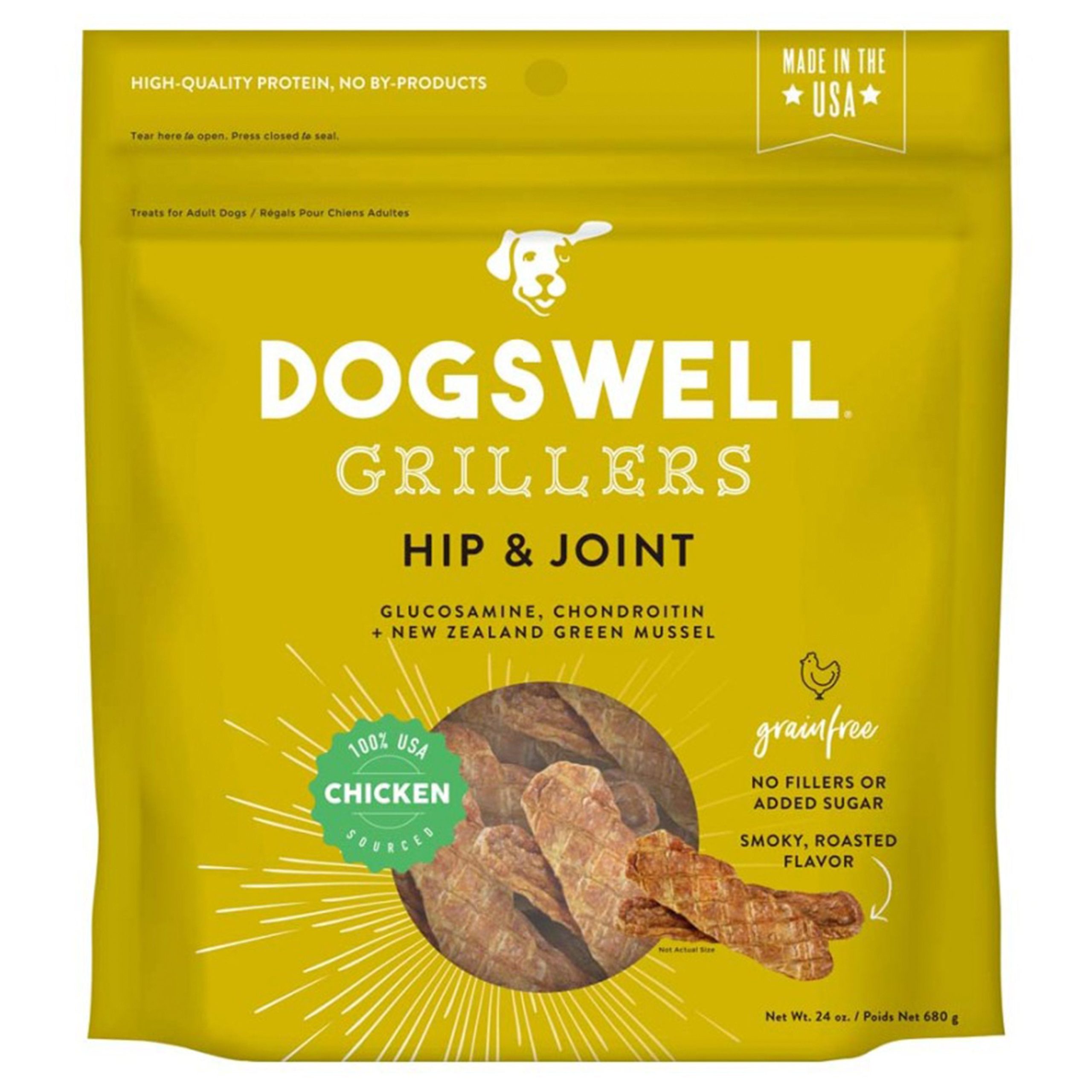 Dogswell Hip & Joint Grillers Grain-Free Dog Treats Chicken 24-oz