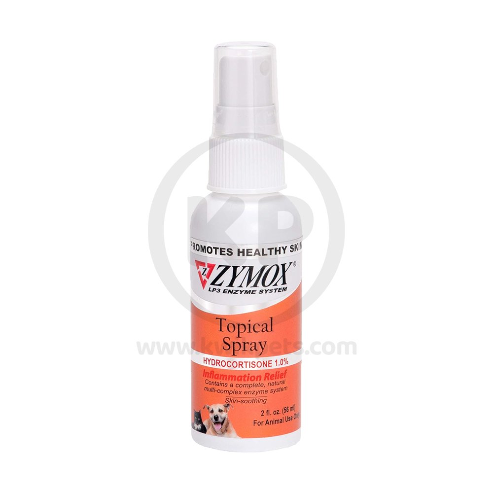 Zymox Topical Spray 0.5% Hydrocortisone 2-oz