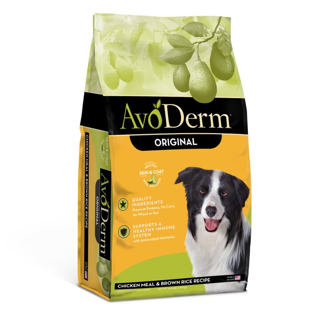 AvoDerm Natural Original Chicken Meal & Brown Rice Dry Dog Food 4.4-lb