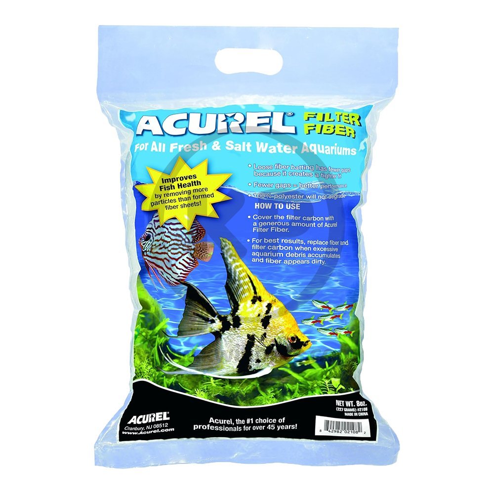 Acurel Freshwater & Saltwater Aquarium Filter Fiber 8-oz