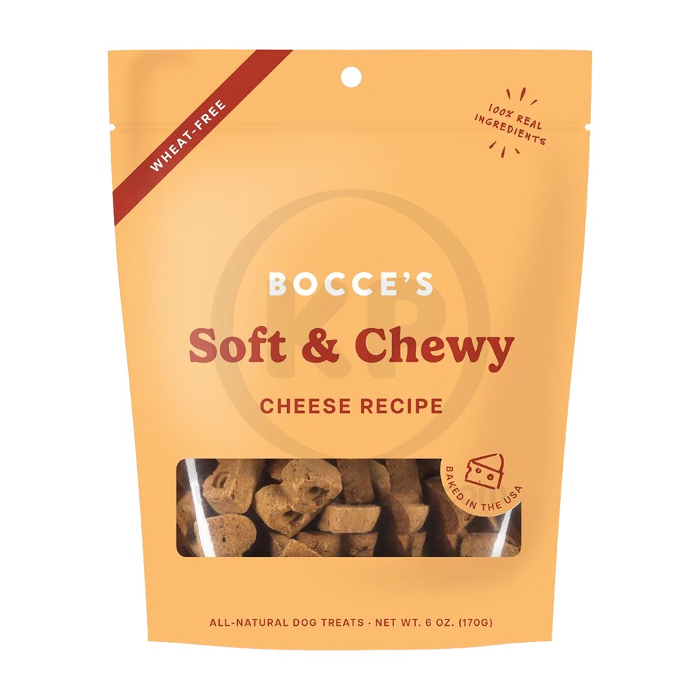 Bocce’s Bakery Soft & Chewy Dog Treats Cheese 6-oz