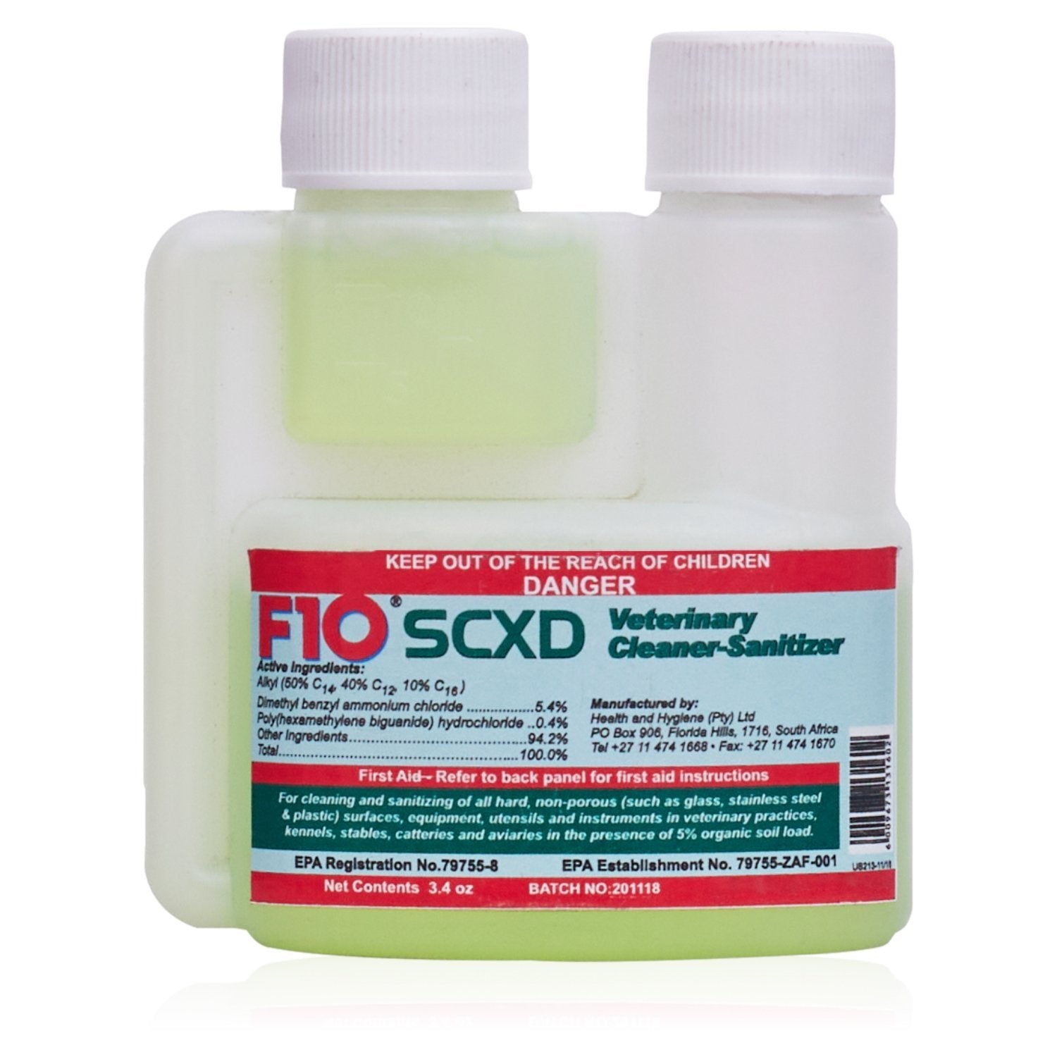 F10SCXD Veterinary Cleaner 100 ml