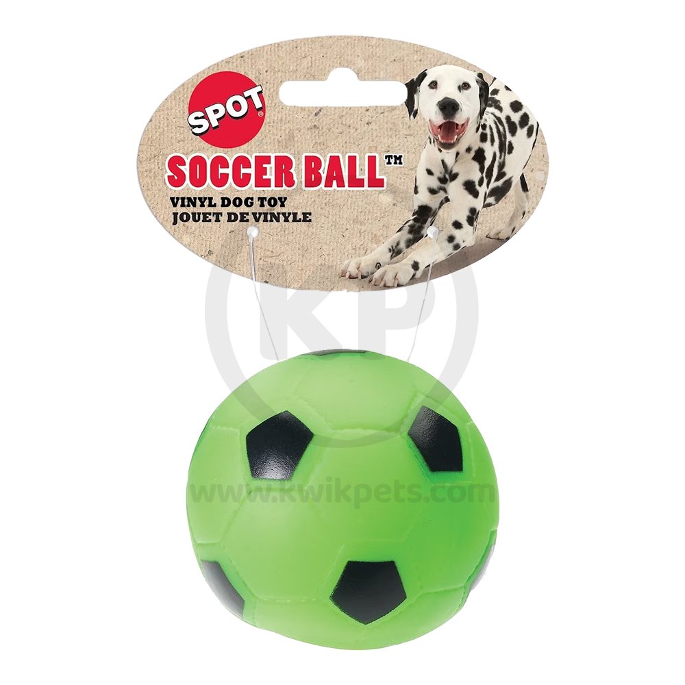 Ethical Pet Spot Soccer Ball Dog Toy Assorted 3-in