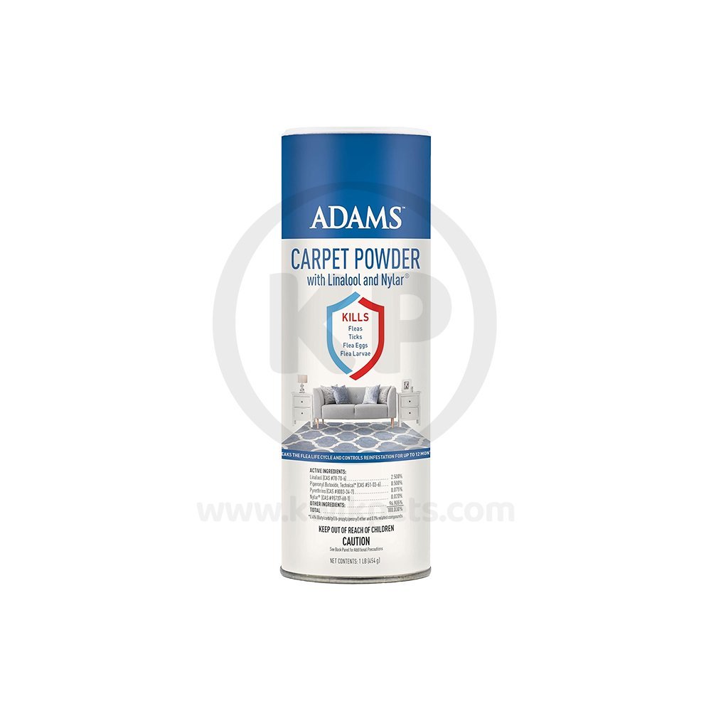 Adams Carpet Powder with Linalool and Nylar 16-oz