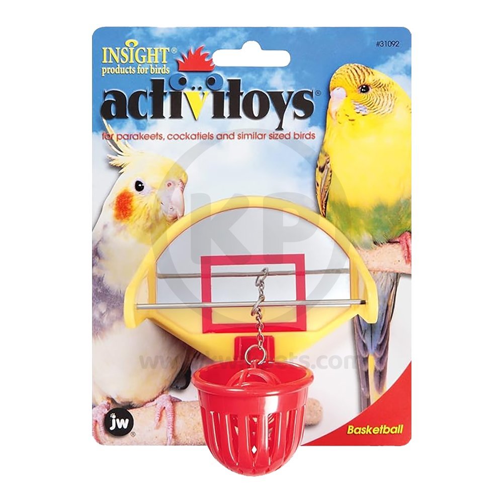 JW Pet Activitoy Birdie Basketball Bird Toy Small/Medium