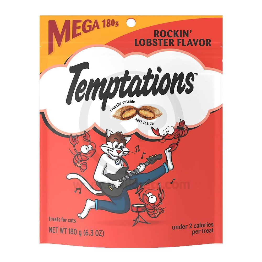 Temptations Classics Crunchy & Soft Adult Cat Treats Rockin’ Lobster 6.3-oz