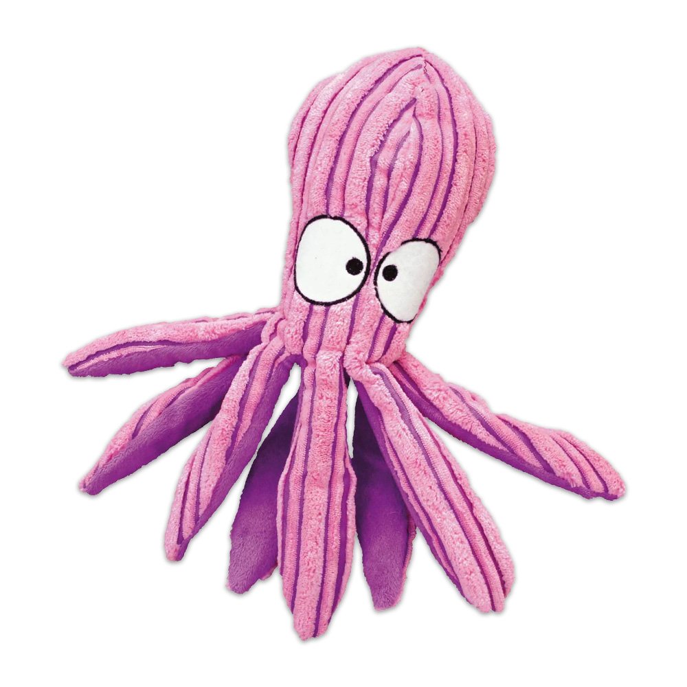 KONG CuteSeas Octopus Dog Toy Pink Purple Small