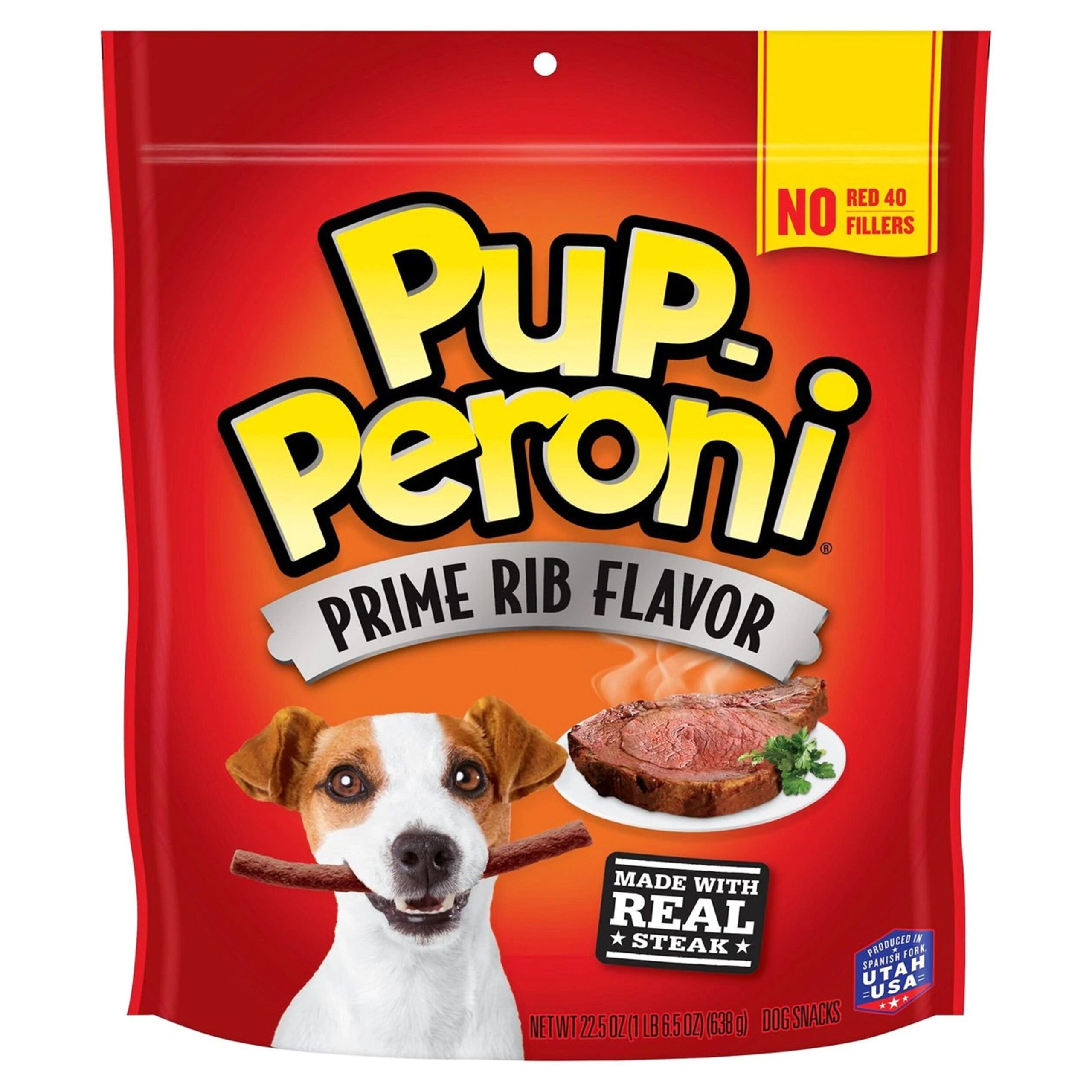 Pup-Peroni Prime Rib Dog Treats 22.5-oz