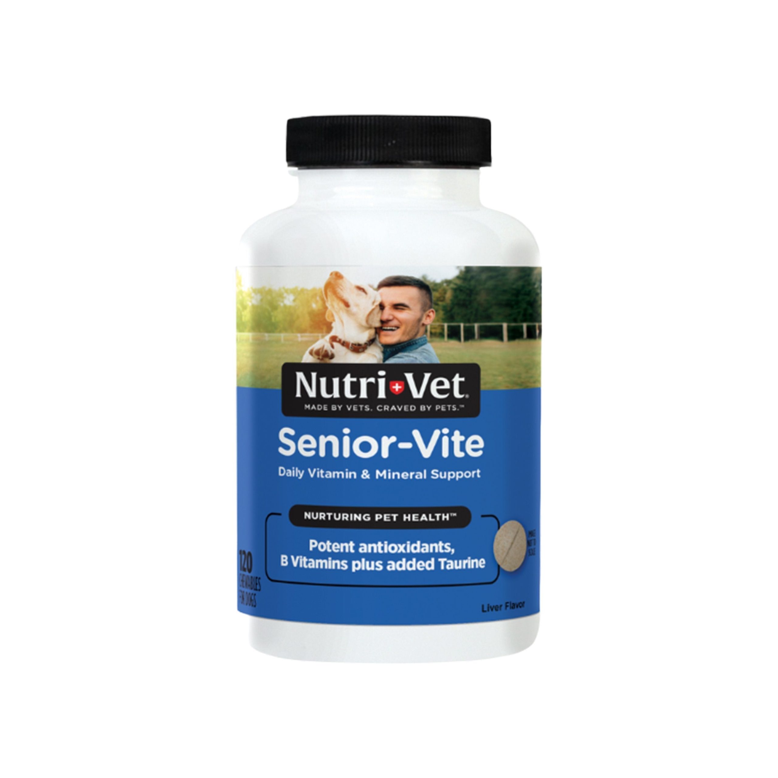 Nutri-Vet Senior-Vite Liver Chewables for Dogs 120 Count