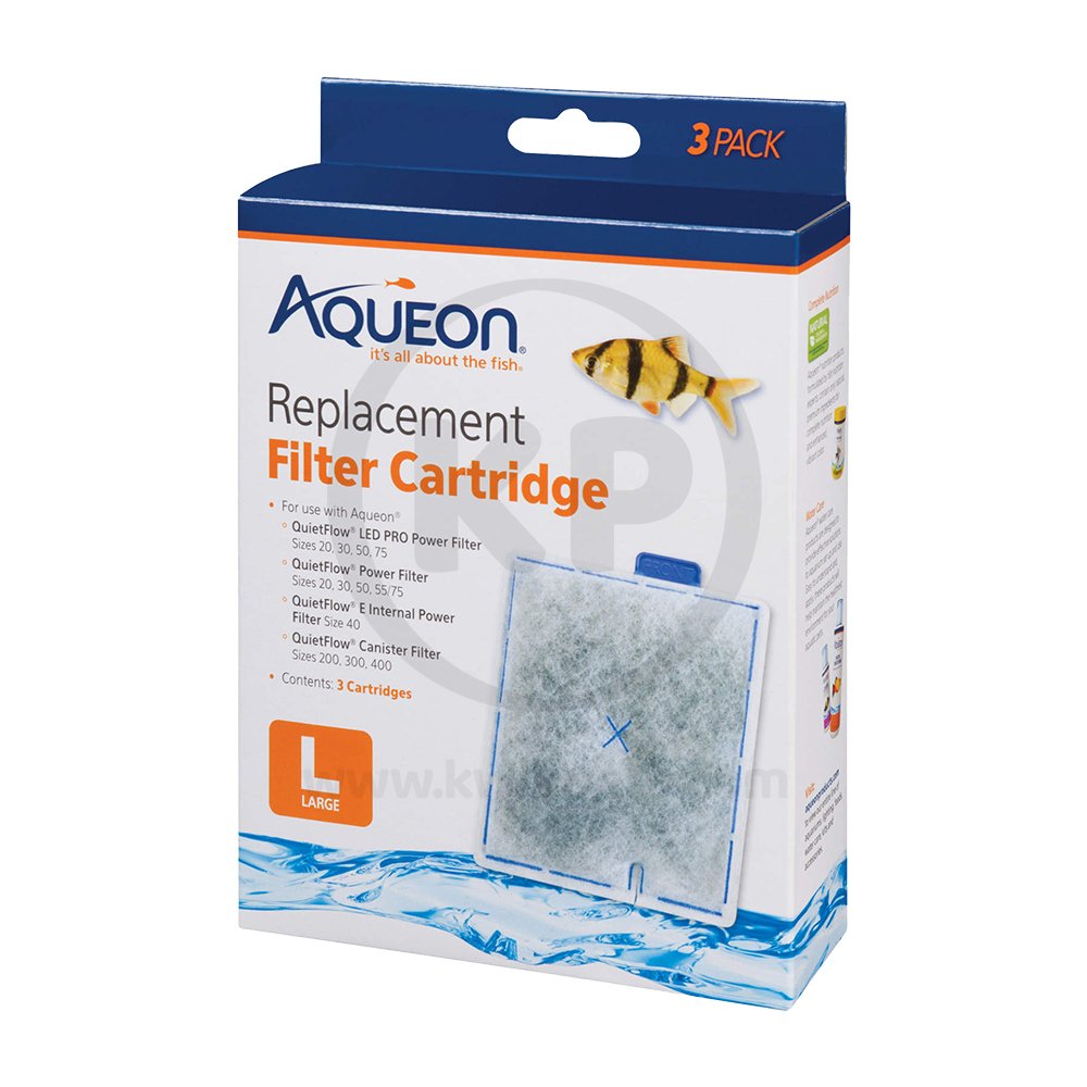 Aqueon Replacement Filter Cartridges 3 Count Large