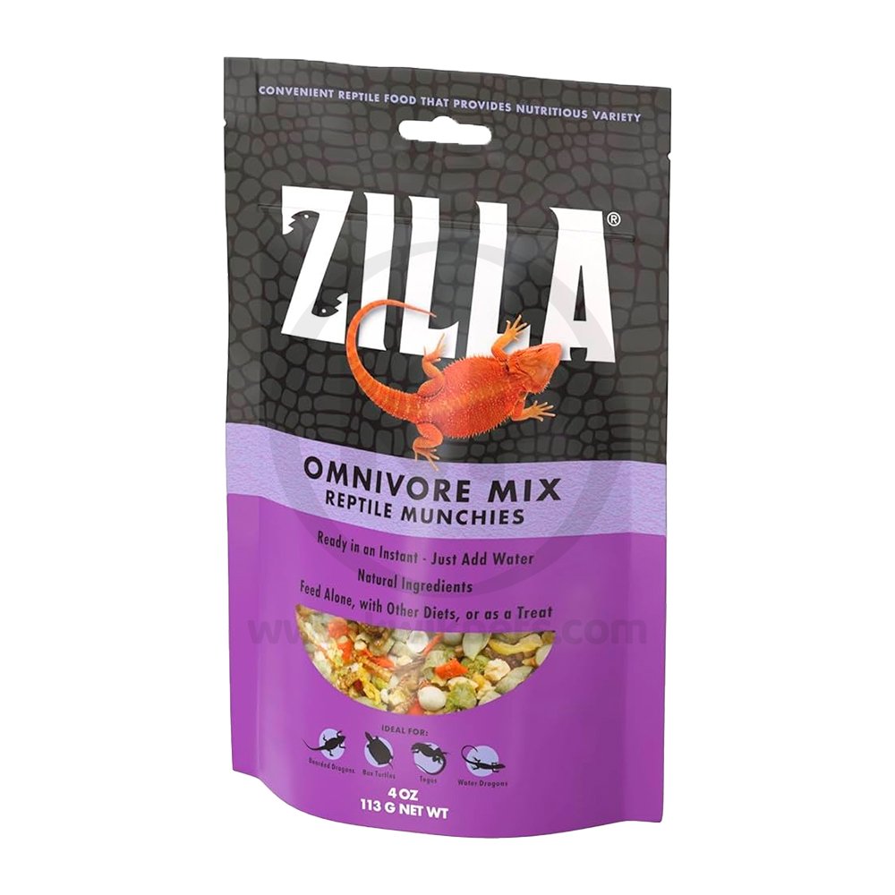 Zilla Omnivore Mix Reptile Munchies 4-oz