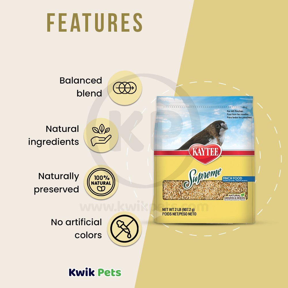 Kaytee Supreme Finch Bird Food 2-lb