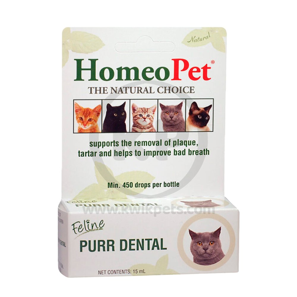 HomeoPet Feline Purr Dental for Cats 0.51-oz