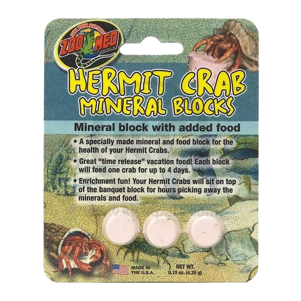 Zoo Med Hermit Crab Mineral Block 0.15-oz