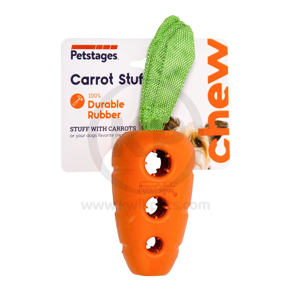 Petstages Carrot Stuffer Treat-Dispensing Interactive Dog Toy