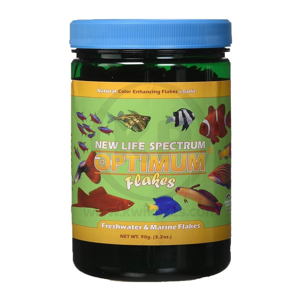 New Life Spectrum Optimum Flakes Fish Food 3.2-oz