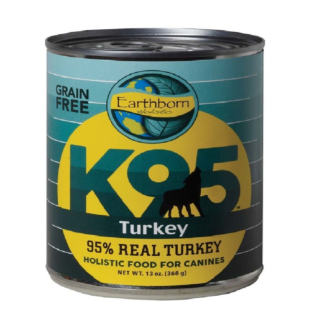 Earthborn Holistic K95 Grain-Free Meat Protein Wet Dog Food Turkey 13-oz