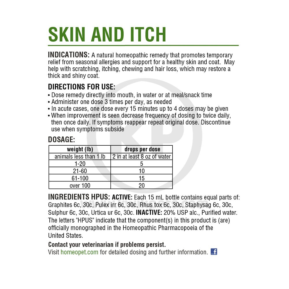 HomeoPet Skin & Itch Care 15 ml