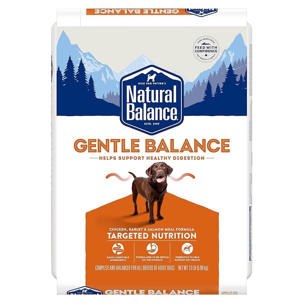 Natural Balance Pet Foods Gentle Balance Adult Dry Dog Food Chicken Barley & Salmon Meal 13-lb